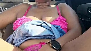 Lilpuddingbowls enjoys outdoor relaxation in panties