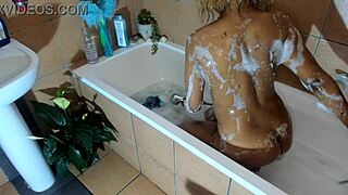 Big-Ass Ebony Bent Over In Bath
