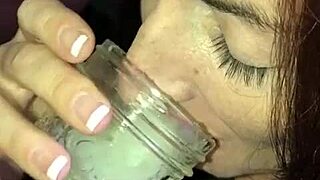 cum d, emotional release in solo cumshot.