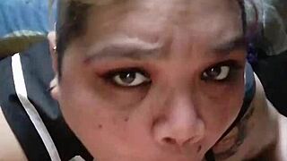 Mooncherry gives oral to her neighbor in casual encounter