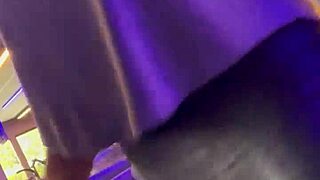 Crazy about the girl exercising without a bra