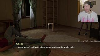 While girlfriend is next door, friend enjoys uncensored blowjob and pussy sucking.