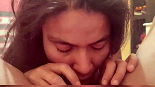 My girlfriend tries on lingerie for the first time