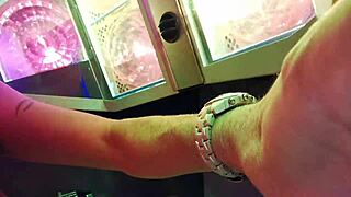 enjoying intimate moments with a european milf in the outdoor solarium