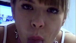 She Gives Blowjob After Football Game