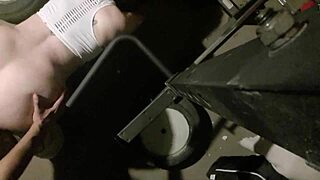 Free - brunette has anal sex before workout with cumshot all over her butt part 1