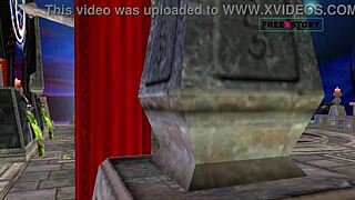 तमिल लड़की सोलो फन 3D ऐनिमे में 😍