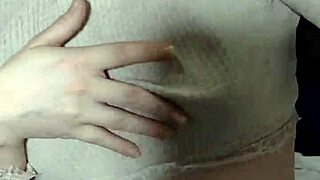 Blonde Teen Teasing Playfully In Scene