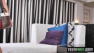 Petite Mila Monet's big tits and ass in hardcore reality action. Watch her now!