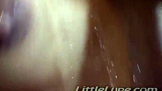 latina teen strips and fingers herself solo