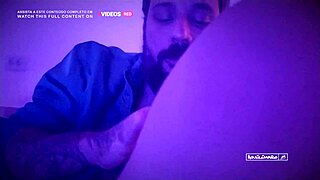 Brunette woman with big ass leaves party for private moment in dark room