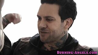 alternative tattooed teen 18+ blonde in hardcore punk scene