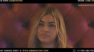 Latina Brunette And Blonde On Knees Fingering Each Other's Big Asses In Lesbian Masturbation Session!