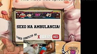 contos perversos - intimate encounter in the ambulance with voyeur elements.