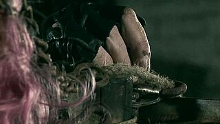 Barrel girl submits to master in kinky bdsm humiliation with slave roleplay and fetish elements