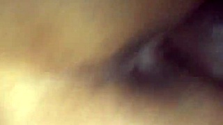 home made deep anal sex, monster cock pounding ebony milf assfucking.