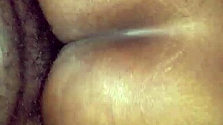 ebony girlfriend rides with phat booty