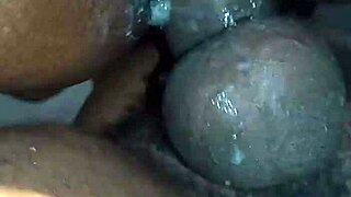 Big black cock strokes fat ebony bbw to pussy orgasm