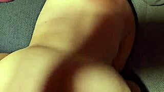 Pregnant milf gets creamy and extra wet during intense sex