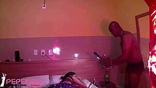 behind the scenes making of the video with the pornstar and babe in the shop