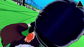 In Koikatsu, Tanjiro Says, 'Nezuko, Fast Handjob and Sex in Uncensored Anime.'