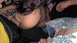 At the club, I started an extreme show and ended up sucking multiple cocks