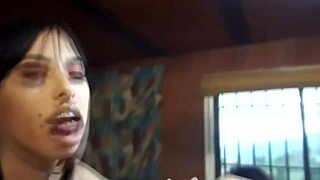 Colombian lesbians kissing on pool table