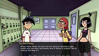 Wow! Danny Phantom Amity Park Lesbian Action!