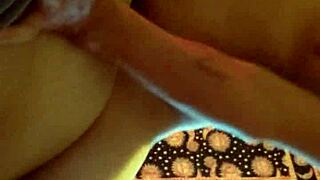 The BBW from Tinder bends over for doggystyle with a big black cock.