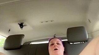 laina marie fingers and vibrates her pussy in the truck