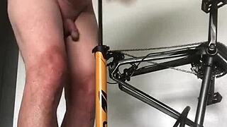 Fix the bicycle flat and fuck that ass hard.