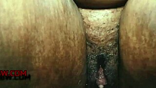 im playin with that fat ebony clit, so big and juicy