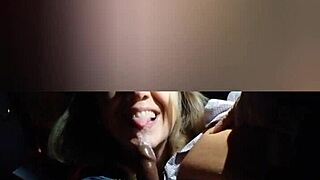 Wow, Blowjob And Lollipop In The Car!