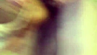 Don't you love watching his big black cock cum on my ebony tits?