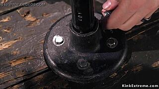 Slave gets bound and tormented with devices in hardcore BDSM video
