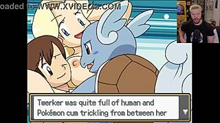 What A Shocking Way To Earn That Pokemon Gym Badge In Ecchi Version! Fucking With Big Tits And Creampie!