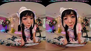 Vrallure Serves With Big Tits And Toys In POV