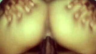 Latina MILF gets a blowjob from her boyfriend's friend out of spite