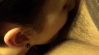 My girlfriend's juicy blowjob drives me wild every time