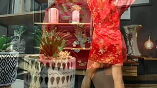 Does Julia Fontanelli attack her client with big tits in the massage clinic?