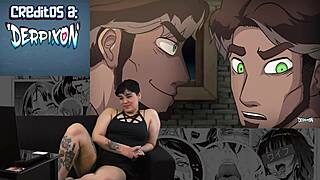 i reacted to fandeltales cursed prince sub esp by ary abdul, it's so cool with the goth anime vibes and spanish subtitles