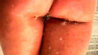 A Girl Teases In The Shower