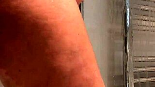 A Girl Teases In The Shower