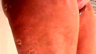 A Girl Teases In The Shower