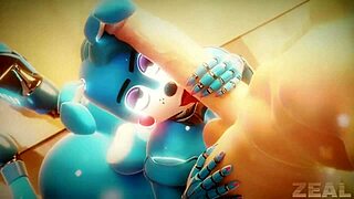 My Love Toy Bunnie FNAF in Wild Anal Doggystyle.