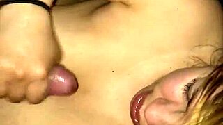 Mommy Sucks Huge Cock with Sexy Tits