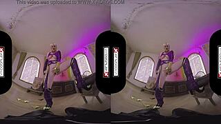 Carly Rae Summers as Ivy Valentine in VR cosplay porn