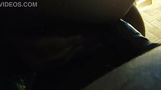 Brunette aunt moves big ass in miniskirt, bends over for riding creampie cumshot