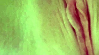 Blonde stripper Lexi Grant plays with her pussy seductively