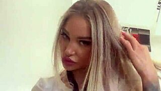 Mafia girl Monika Fox strips and dances naked